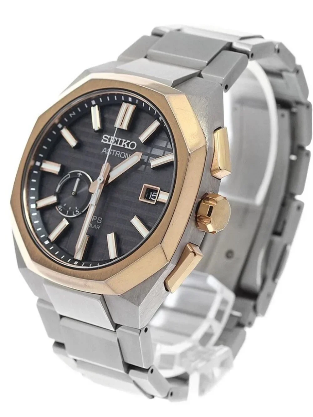 SEIKO Astron Nexter SBXD014/3X62-0AA0 Solar Powered Radio Men's Watch_971519